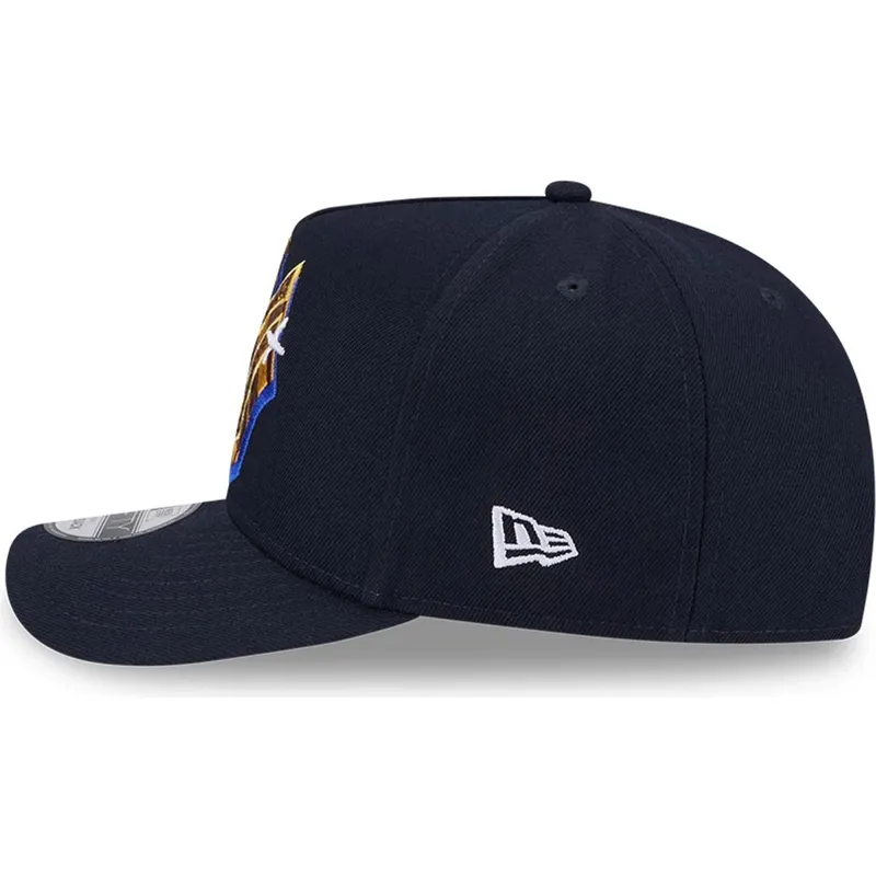 cepur-izliekta-tumsi-zils-snapback-9fifty-a-frame-emblem-no-new-york-yankees-mlb-no-new-era