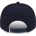 new-era-new-york-yankees-mlb-9fifty-a-frame-emblem-snapback-kappe-mit-gebogenem-schirm-in-marineblau