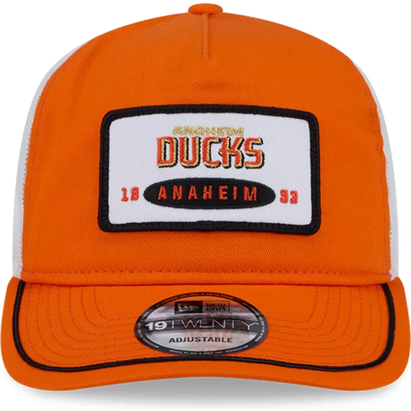 cap-izliekta-orange-snapback-19twenty-embroidered-patch-no-anaheim-ducks-nhl-no-new-era