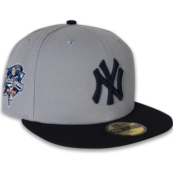 Cap plakana gray ajustada 59FIFTY World Series 2000 Side Patch no New York Yankees MLB no New Era