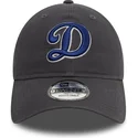 verstellbare-graue-curved-cap-9twenty-core-classic-los-angeles-dodgers-mlb-von-new-era
