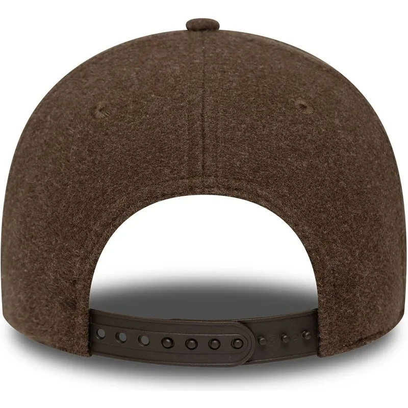 cepur-izliekta-bruns-snapback-9forty-melton-wool-no-detroit-tigers-mlb-no-new-era