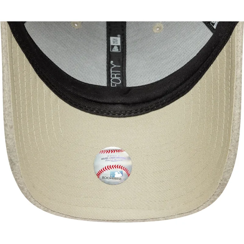 cepur-izliekta-bess-snapback-9forty-melton-wool-no-new-york-yankees-mlb-no-new-era