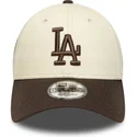 cepur-izliekta-bruns-regulejams-9forty-side-patch-no-los-angeles-dodgers-mlb-no-new-era