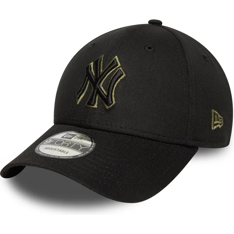 cepur-izliekta-melns-regulejams-9forty-outline-no-new-york-yankees-mlb-no-new-era