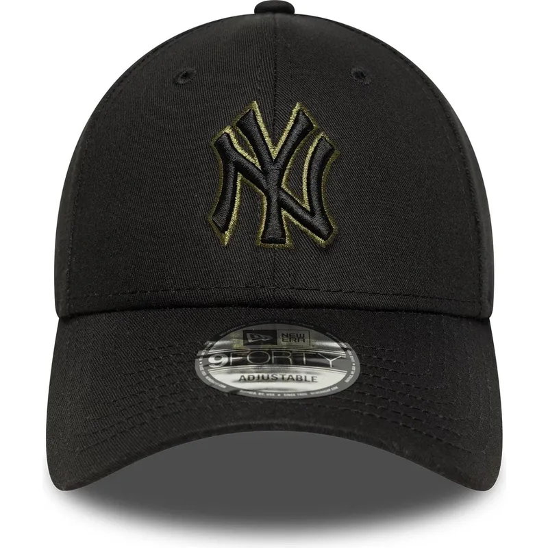 cepur-izliekta-melns-regulejams-9forty-outline-no-new-york-yankees-mlb-no-new-era