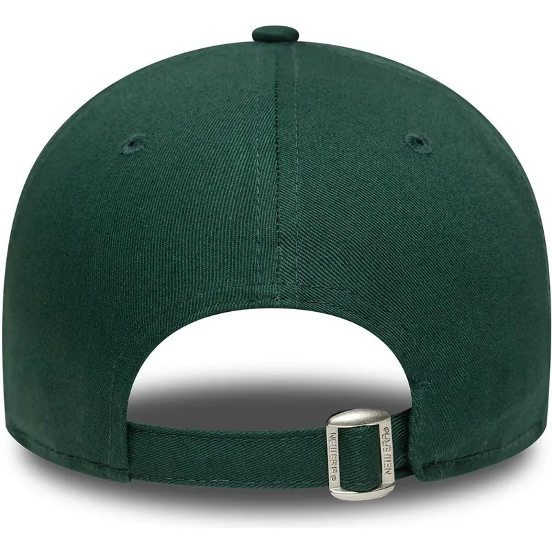 gron-justerbar-kurvad-keps-9forty-visor-script-fran-los-angeles-dodgers-mlb-av-new-era
