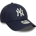 regulowana-granatowa-czapka-z-zakrzywionym-daszkiem-9forty-visor-script-new-york-yankees-mlb-od-new-era