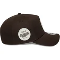 braune-gebogene-snapback-kappe-9forty-e-frame-side-patch-der-los-angeles-dodgers-mlb-von-new-era