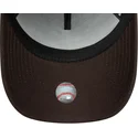 new-era-curved-brim-9forty-e-frame-side-patch-los-angeles-dodgers-mlb-brown-snapback-cap