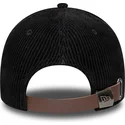 new-era-new-york-yankees-mlb-9forty-e-frame-cord-verstellbare-schwarze-kappe-mit-gebogenem-schirm