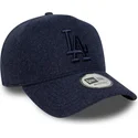 cepur-izliekta-tumsi-zils-snapback-9forty-e-frame-melton-no-los-angeles-dodgers-mlb-no-new-era