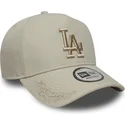 cap-izliekta-beige-snapback-9forty-e-frame-tonal-icon-no-los-angeles-dodgers-mlb-no-new-era