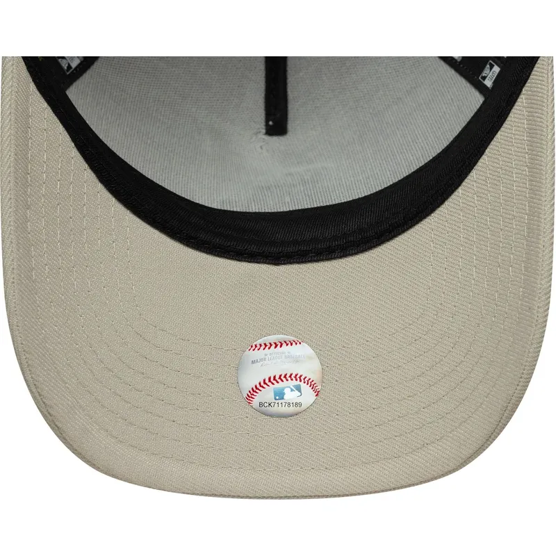 cap-izliekta-beige-snapback-9forty-e-frame-tonal-icon-no-los-angeles-dodgers-mlb-no-new-era