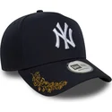 cepur-izliekta-tumsi-zils-snapback-9forty-e-frame-tonal-icon-no-new-york-yankees-mlb-no-new-era