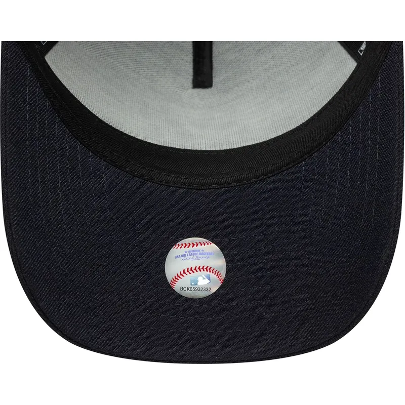 cepur-izliekta-tumsi-zils-snapback-9forty-e-frame-tonal-icon-no-new-york-yankees-mlb-no-new-era