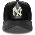 cepur-izliekta-melns-regulejams-9forty-e-frame-img-leather-no-new-york-yankees-mlb-no-new-era