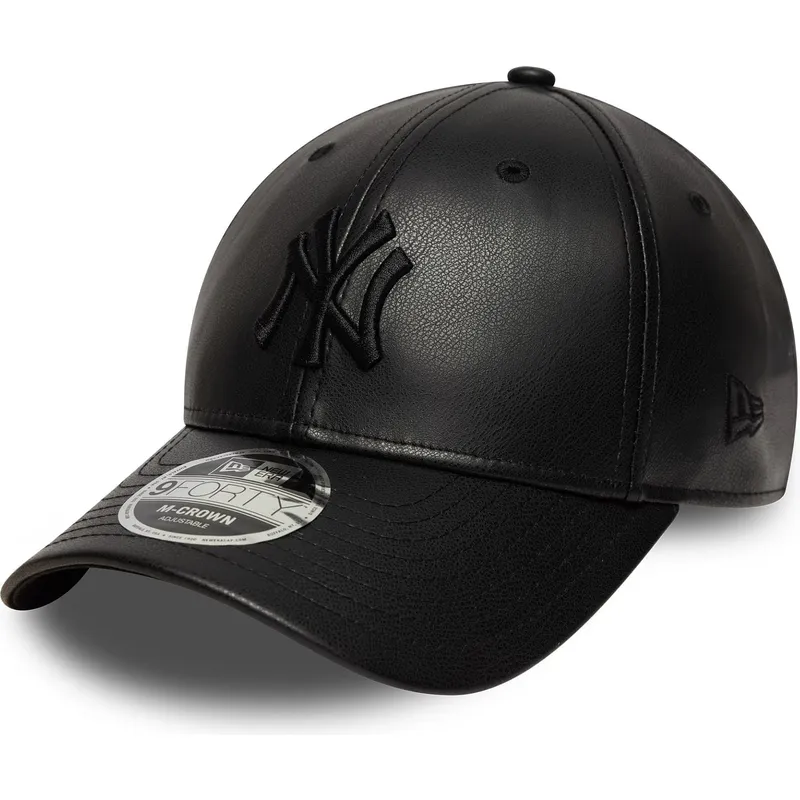 cepur-izliekta-melns-snapback-9forty-m-crown-pu-no-new-york-yankees-mlb-no-new-era