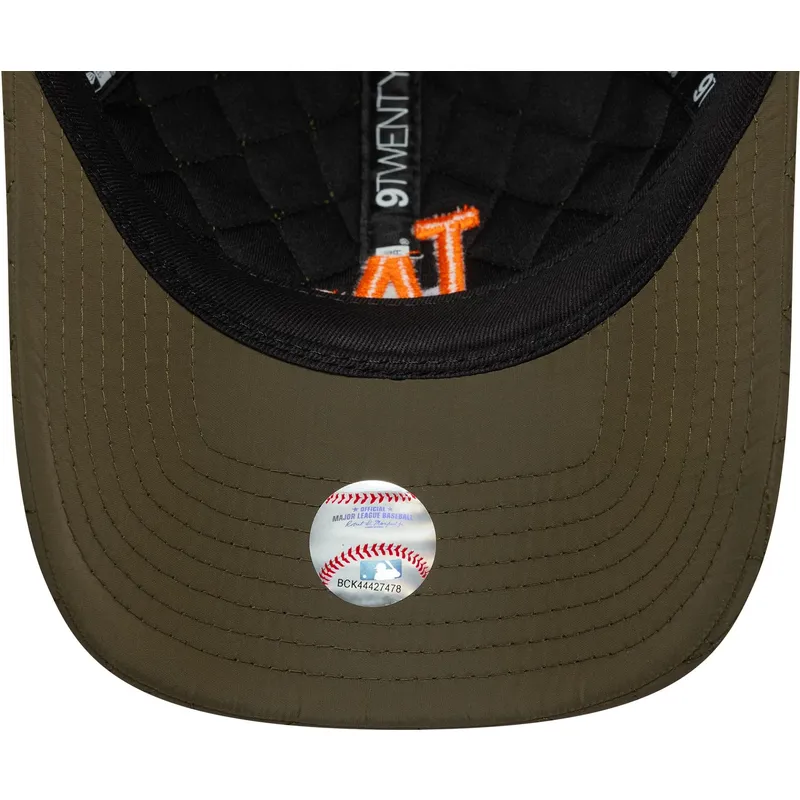 cap-izliekta-green-adjustable-strap-9twenty-quilted-no-los-angeles-dodgers-mlb-no-new-era