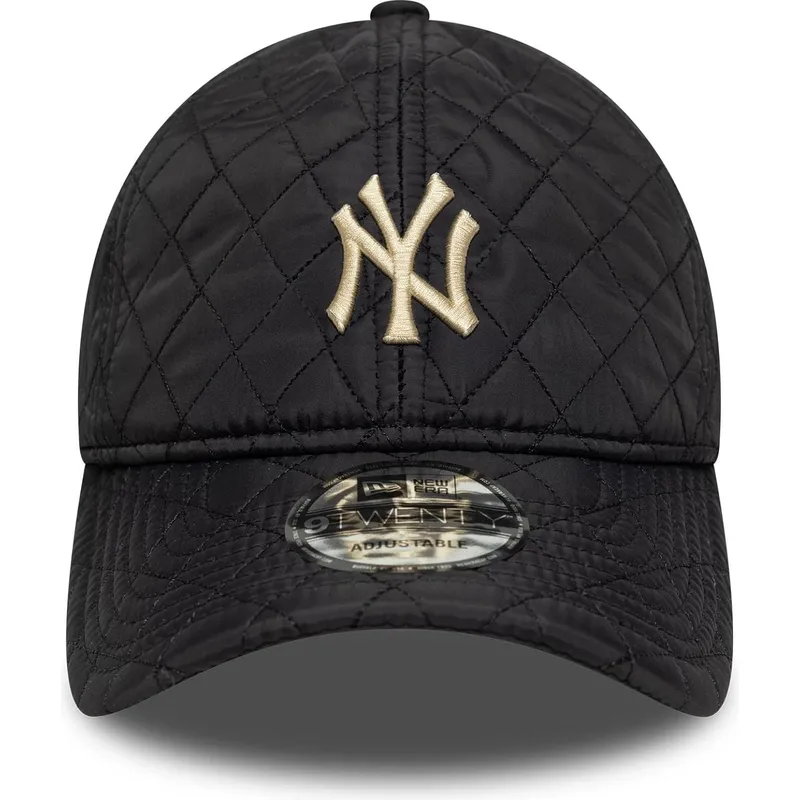 cap-izliekta-black-adjustable-strap-9twenty-quilted-no-new-york-yankees-mlb-no-new-era