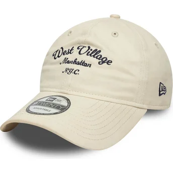 Cap izliekta beige adjustable strap 9TWENTY no New Era
