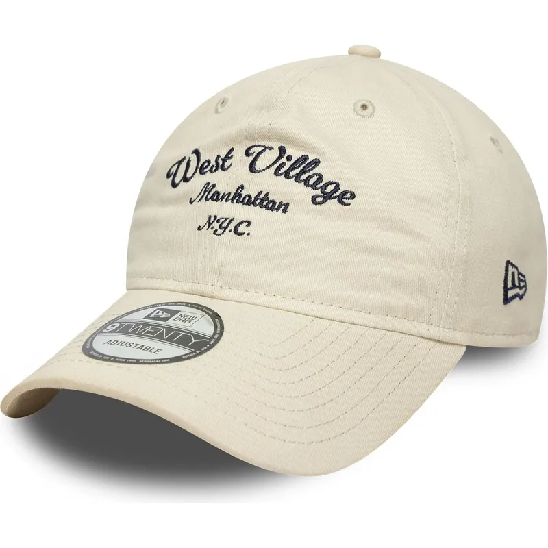 cap-izliekta-beige-adjustable-strap-9twenty-no-new-era