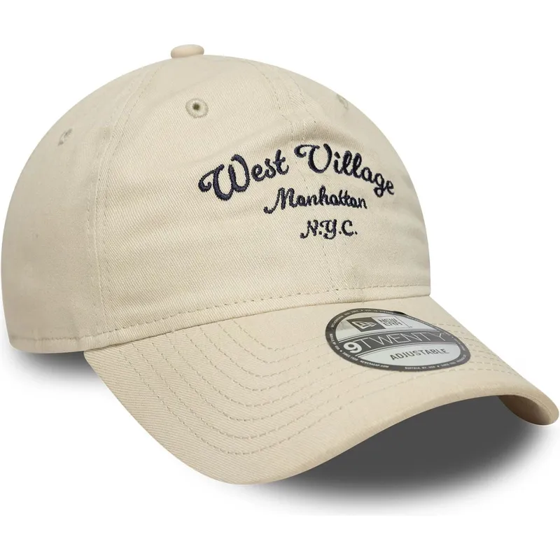 cap-izliekta-beige-adjustable-strap-9twenty-no-new-era