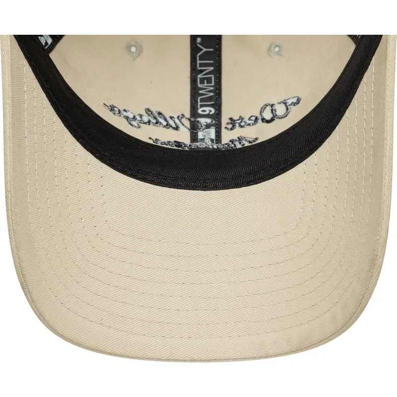 cap-izliekta-beige-adjustable-strap-9twenty-no-new-era