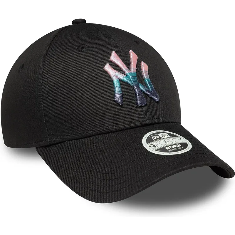 cepur-izliekta-melns-regulejams-9forty-metallic-no-new-york-yankees-mlb-no-new-era
