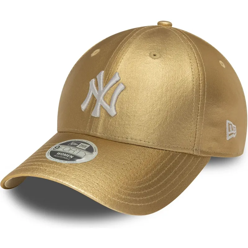 cepur-izliekta-zelta-regulejams-dorada-9forty-metallic-no-new-york-yankees-mlb-no-new-era