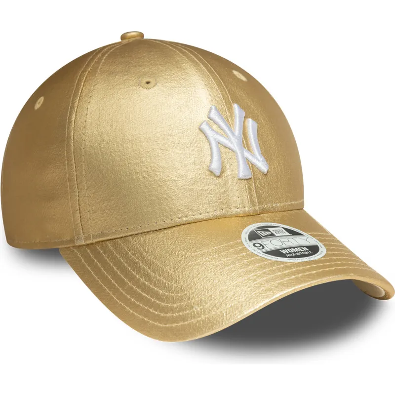 cepur-izliekta-zelta-regulejams-dorada-9forty-metallic-no-new-york-yankees-mlb-no-new-era