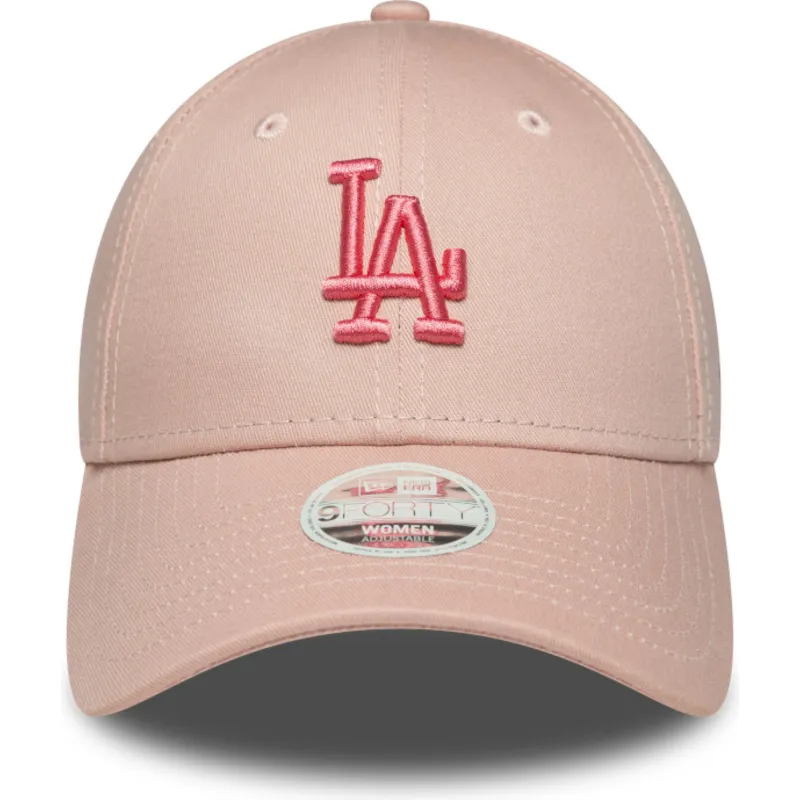 cepur-izliekta-roza-regulejams-9forty-league-essential-no-los-angeles-dodgers-mlb-no-new-era