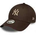 cepur-izliekta-bruns-regulejama-lente-9forty-league-essential-no-new-york-yankees-mlb-no-new-era