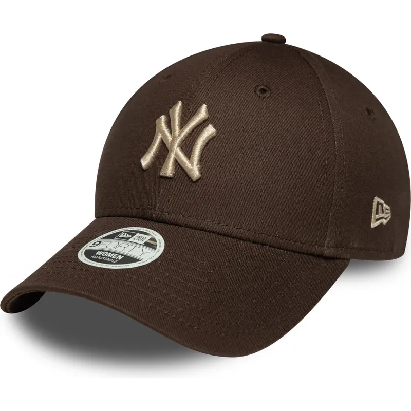 cepur-izliekta-bruns-regulejama-lente-9forty-league-essential-no-new-york-yankees-mlb-no-new-era