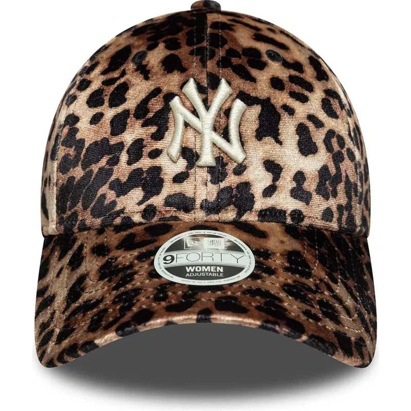 cepur-izliekta-leopards-regulejams-9forty-leo-velour-no-new-york-yankees-mlb-no-new-era