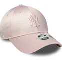 cepur-izliekta-roza-regulejams-9forty-satin-bow-back-no-new-york-yankees-mlb-no-new-era