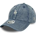cepur-izliekta-zils-regulejams-9twenty-denim-no-los-angeles-dodgers-mlb-no-new-era