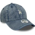 cepur-izliekta-zils-regulejams-9twenty-denim-no-los-angeles-dodgers-mlb-no-new-era