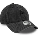 cap-izliekta-black-adjustable-strap-9twenty-denim-no-new-york-yankees-mlb-no-new-era