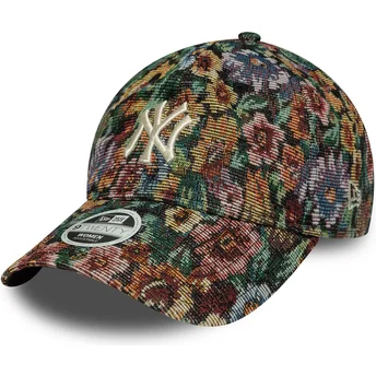 Regulowana wielokolorowa czapka z daszkiem dla kobiet 9TWENTY Floral New York Yankees MLB New Era