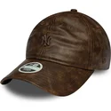 cepur-izliekta-bruns-regulejams-9twenty-worn-pu-no-new-york-yankees-mlb-no-new-era