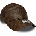 cepur-izliekta-bruns-regulejams-9twenty-worn-pu-no-new-york-yankees-mlb-no-new-era