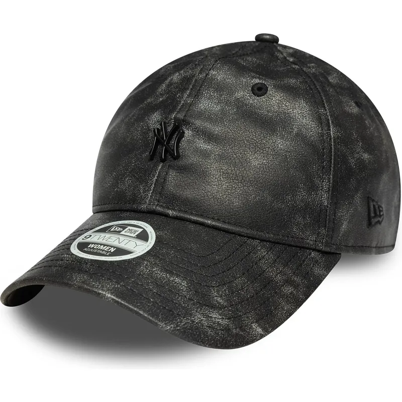 cap-izliekta-black-adjustable-strap-9twenty-worn-pu-no-new-york-yankees-mlb-no-new-era