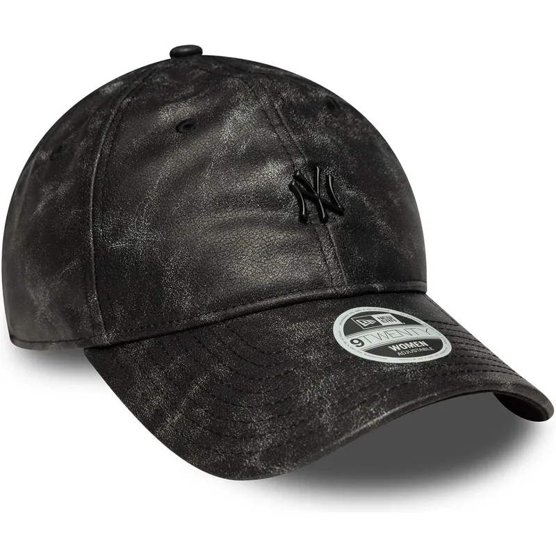 cap-izliekta-black-adjustable-strap-9twenty-worn-pu-no-new-york-yankees-mlb-no-new-era