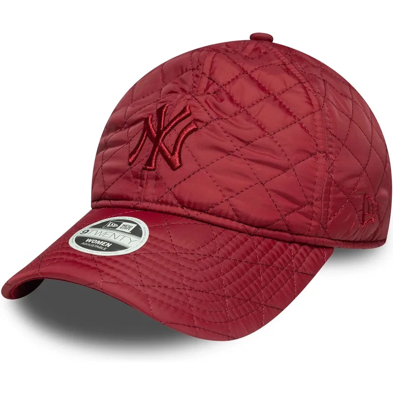 cepur-izliekta-sarkans-regulejams-9twenty-padded-no-new-york-yankees-mlb-no-new-era