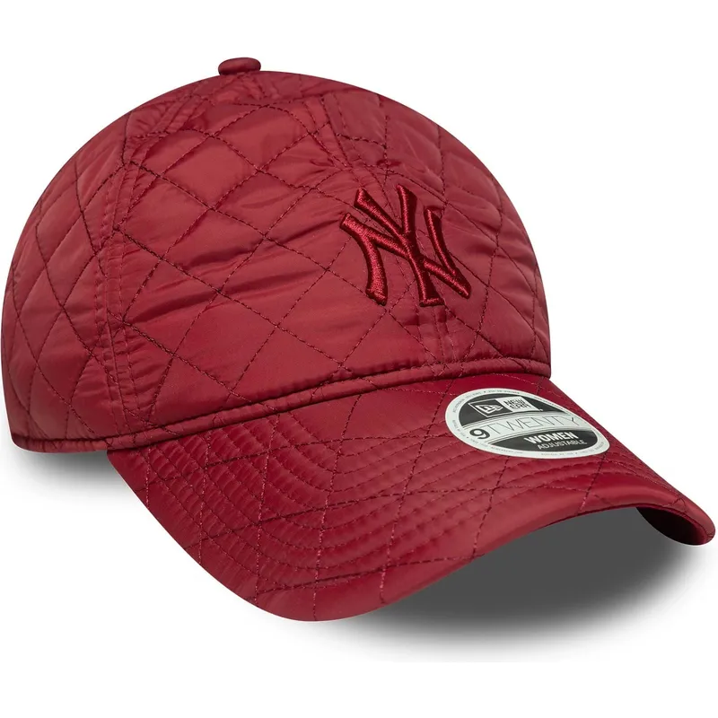 cepur-izliekta-sarkans-regulejams-9twenty-padded-no-new-york-yankees-mlb-no-new-era