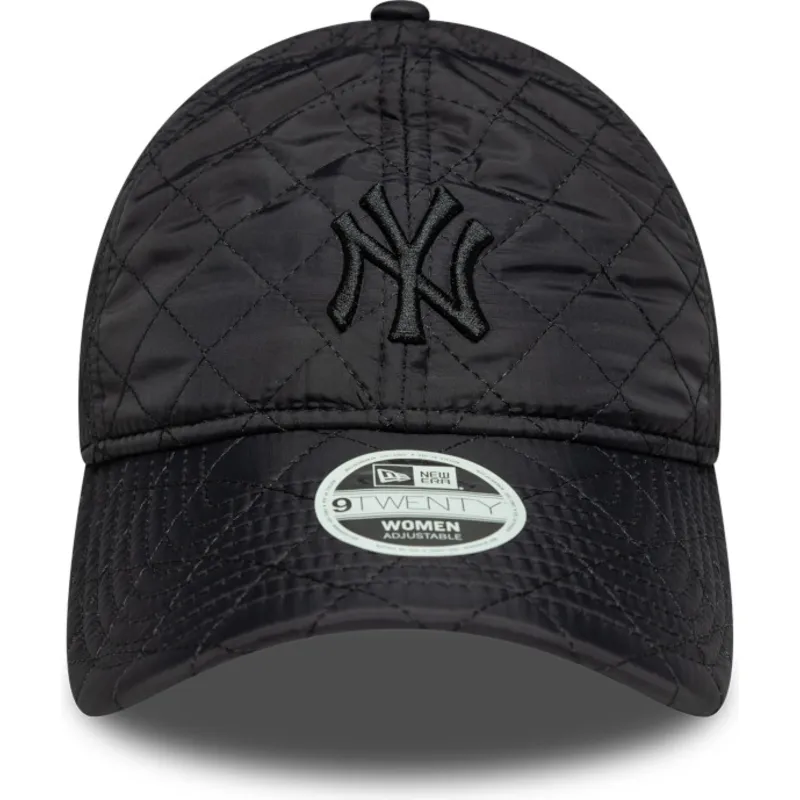 cepur-izliekta-melns-regulejama-lente-9twenty-padded-no-new-york-yankees-mlb-no-new-era