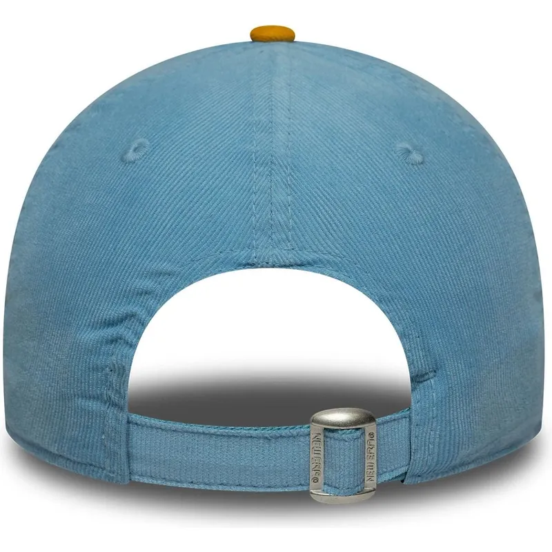 bojd-bla-och-brun-justerbar-keps-for-barn-9forty-cord-fran-new-york-yankees-mlb-av-new-era