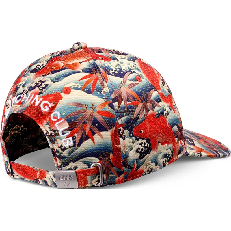 mehrfarbige-verstellbare-curved-cap-koi-watching-club-von-djinns