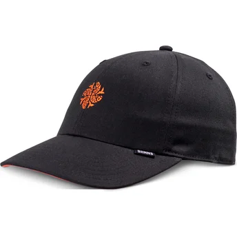 Gorra curva negra ajustable Koi Watching Club de Djinns